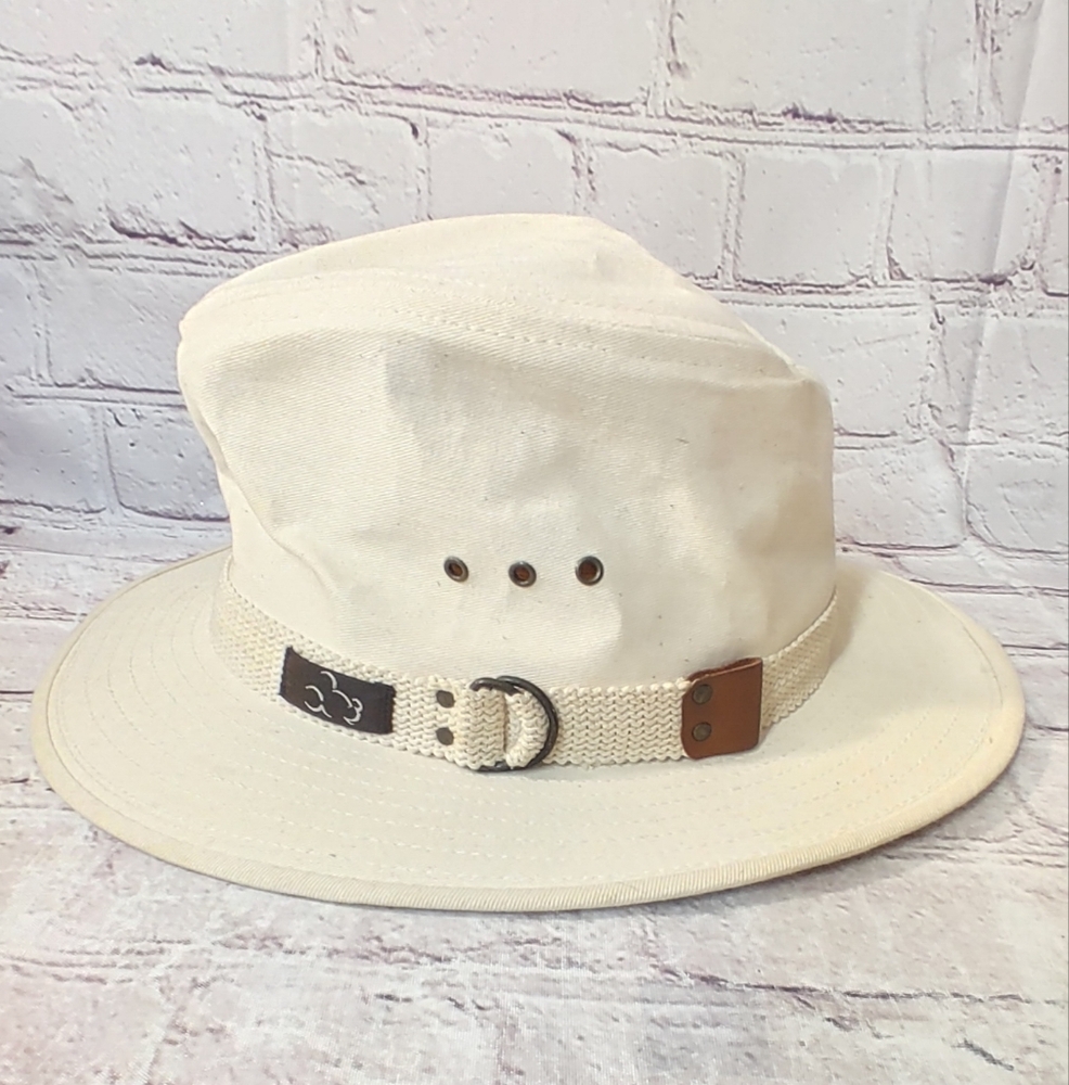 Vintage Disneyland Safari Goofy Hat Co. Cream Hat Large